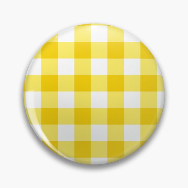 Item preview, Retro yellow check gingham pattern designed and sold by by-jwp.
