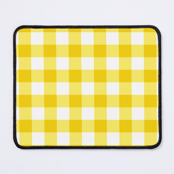 Item preview, Retro yellow check gingham pattern designed and sold by by-jwp.