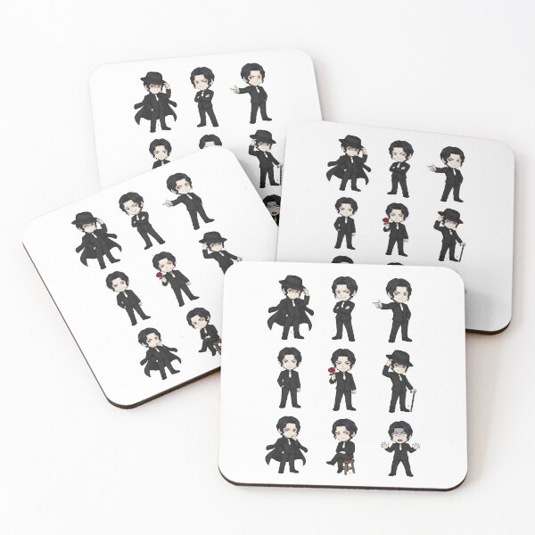 Item preview, Muzan Kibutsuji Chibi Sticker Pack Art designed and sold by Innova_Creations.