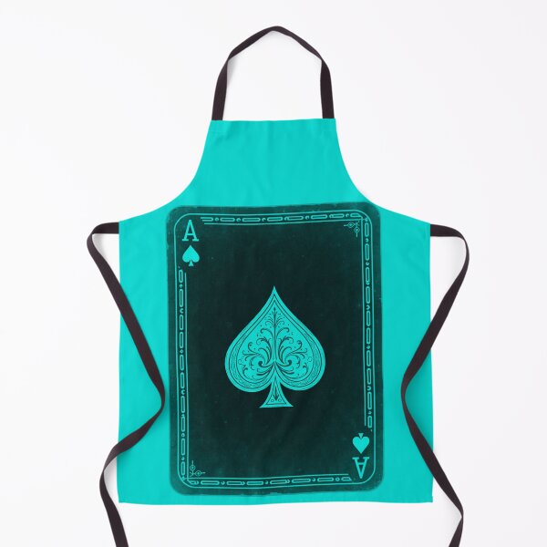 Item preview, Teal Ace of Spades Card designed and sold by HiddenLoot.