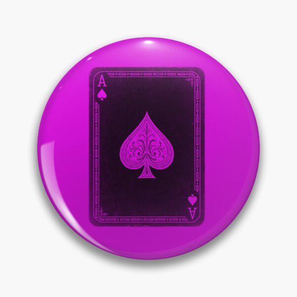 Item preview, Neon Pink Ace of Spades designed and sold by HiddenLoot.