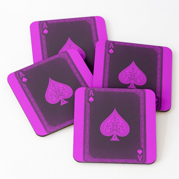 Item preview, Neon Pink Ace of Spades designed and sold by HiddenLoot.