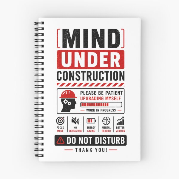 Item preview, Mind Under Construction - because growth takes time. designed and sold by DomKo10.
