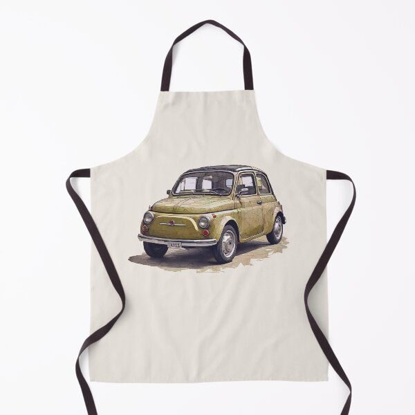 Item preview, Geometric Vintage European City Car Art designed and sold by Tklezardesigns.