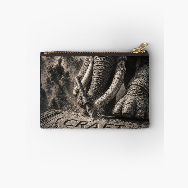 Item preview, Founder Craft Over Hype Elephant Industrial Brutalist Art Print designed and sold by SavannaStrikes.