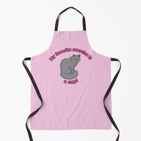 Item preview, Martin the Cat - My Favorite Exercise is a Nap - Funny Cute Grey Cat designed and sold by naughty-raccoon.