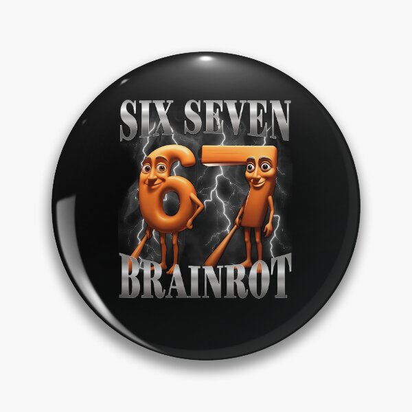 Item preview, Funny 67 Italian Brainrot Tung Tung Sahur Six Seven Meme designed and sold by TrashyTrashyPc.