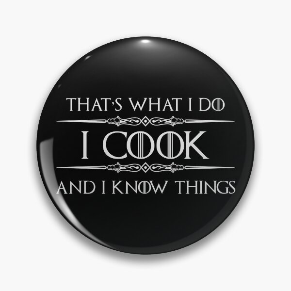 Item preview, Cooking Gifts for Cooks & Chefs - I Cook and I Know Things Funny Gift Ideas for Chef & Cooking Lovers Whether Restaurant of Home Cooker designed and sold by merkraht.