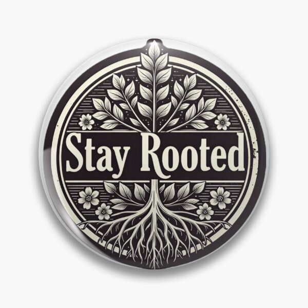 Item preview, Stay Rooted Tree Vintage Nature Botanical Art designed and sold by ThefadedEra.