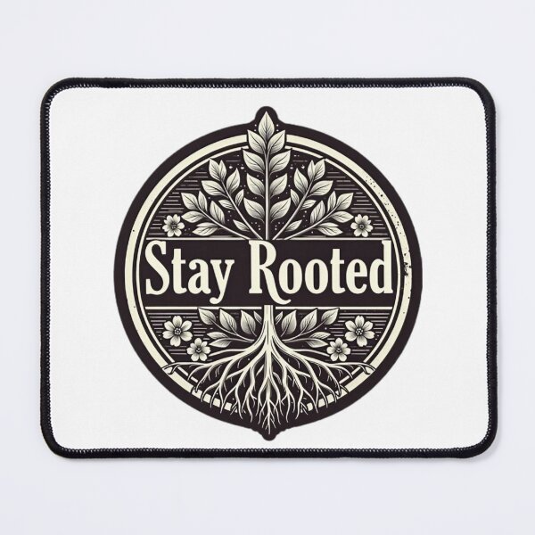 Item preview, Stay Rooted Tree Vintage Nature Botanical Art designed and sold by ThefadedEra.