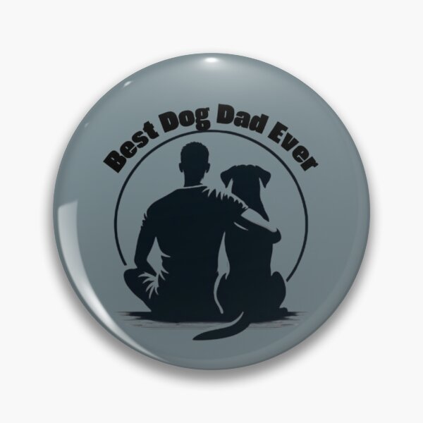 Item preview, Dog Dad TShirt Best Dog Dad Ever Pet Lover Gift Silhouette Design designed and sold by HopeAndHustle.