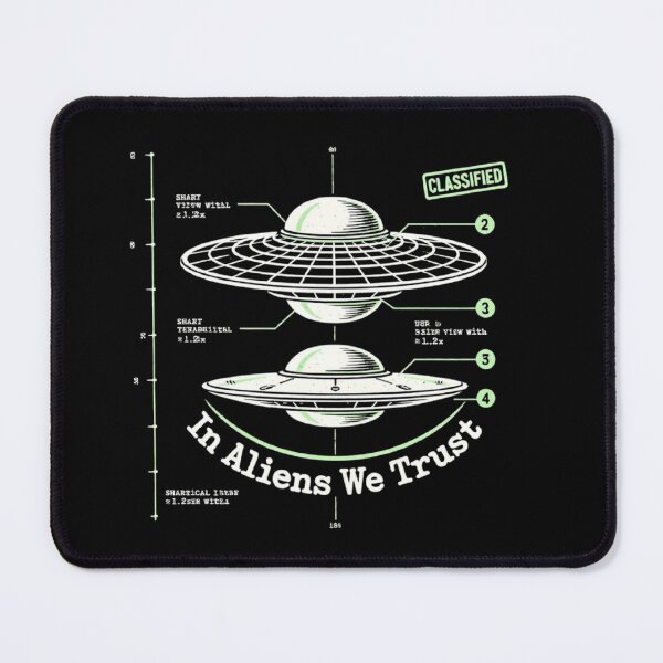 Item preview, RESIDENT ALIEN In Alien We Trust designed and sold by ALL ART .