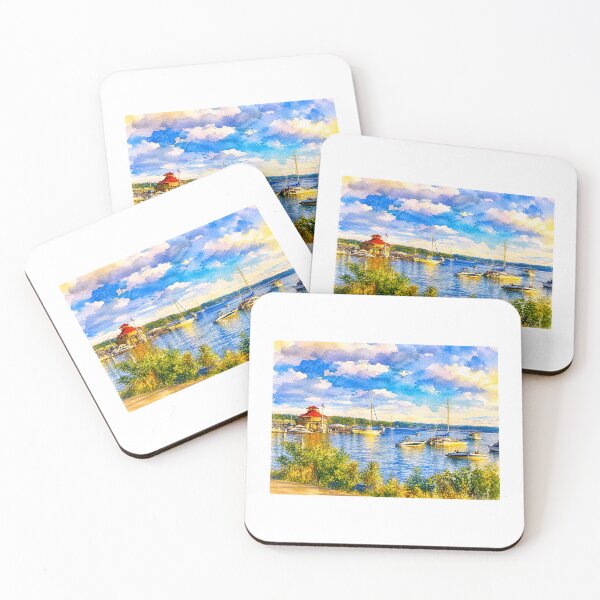 Item preview, Burlington Vermont Waterfront  designed and sold by Vermont Gifts and Art.