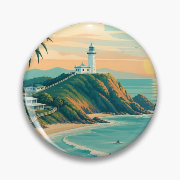 Item preview, Byron Bay Australia Travel Poster designed and sold by MatthewHeights.