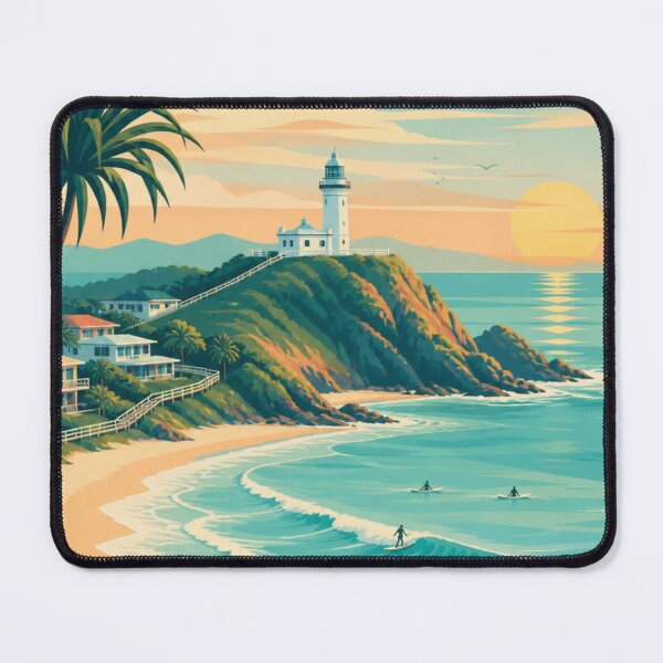 Item preview, Byron Bay Australia Travel Poster designed and sold by MatthewHeights.
