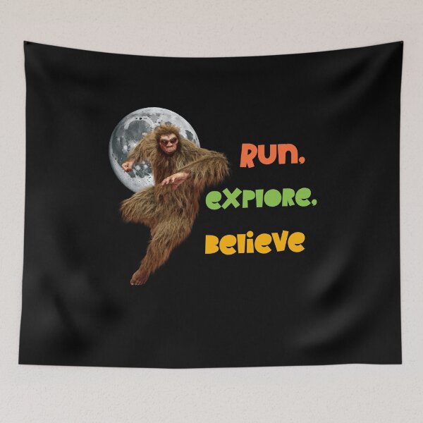 Item preview, Running Sasquatch Adventure Believe Design designed and sold by Vac1.