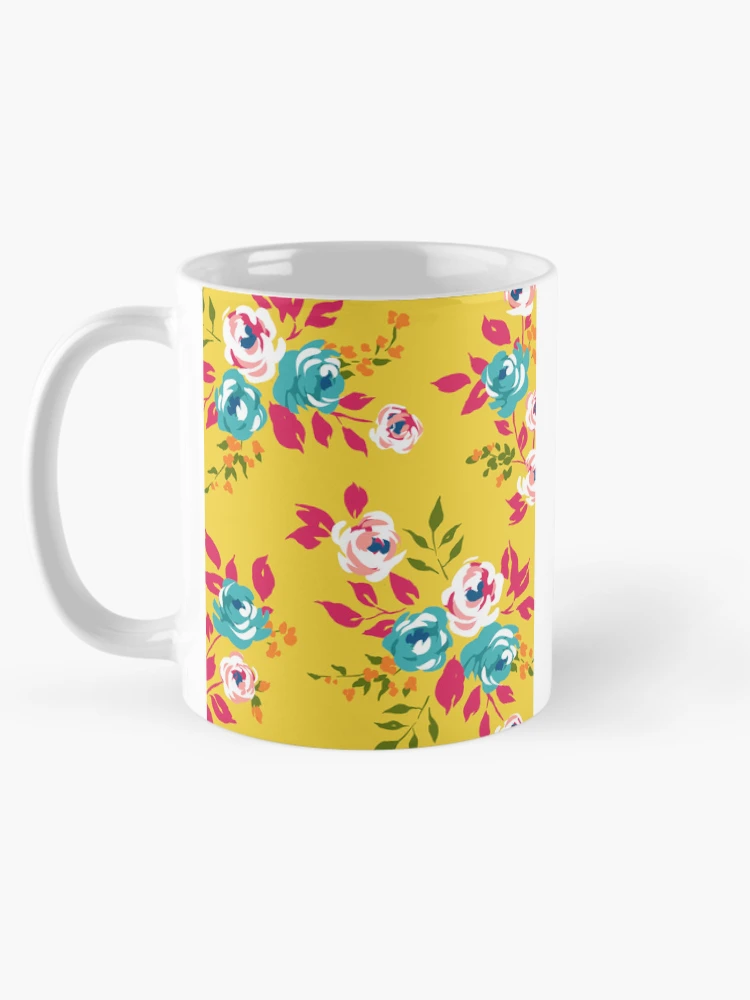 Thumbnail 5 of 6, Coffee Mug, Saturated Color Roses Pattern designed and sold by Steve Haskamp.