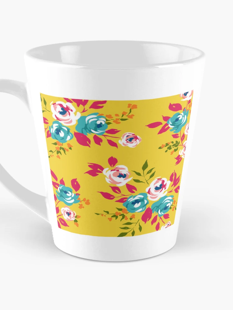 Thumbnail 3 of 4, Coffee Mug, Saturated Color Roses Pattern designed and sold by Steve Haskamp.
