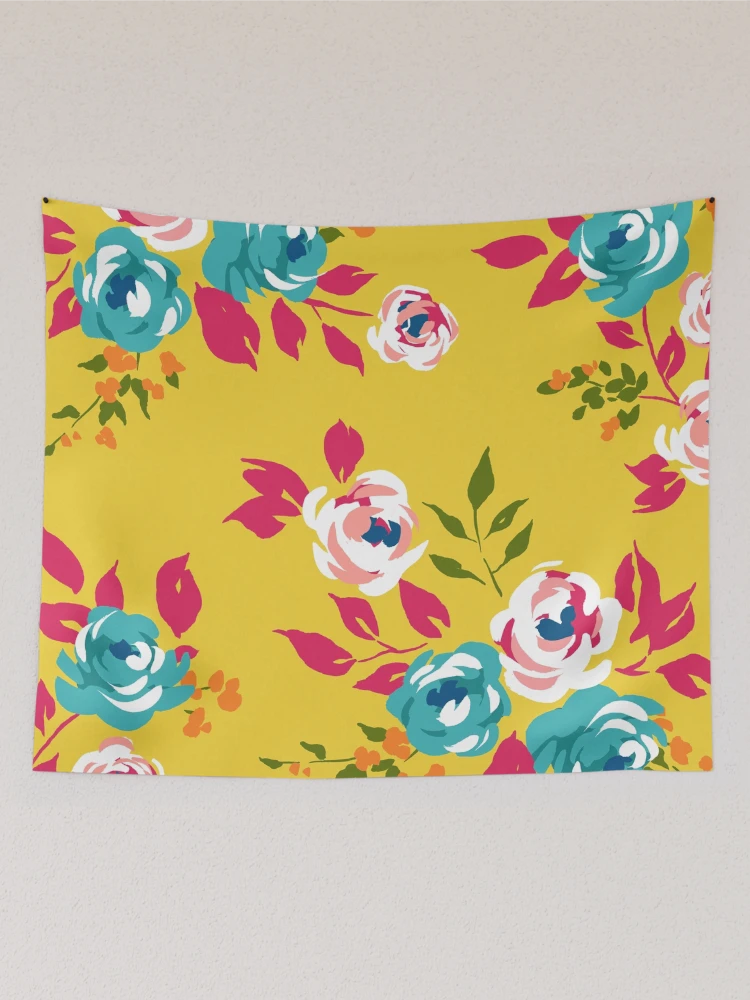 Thumbnail 2 of 3, Tapestry, Saturated Color Roses Pattern designed and sold by Steve Haskamp.