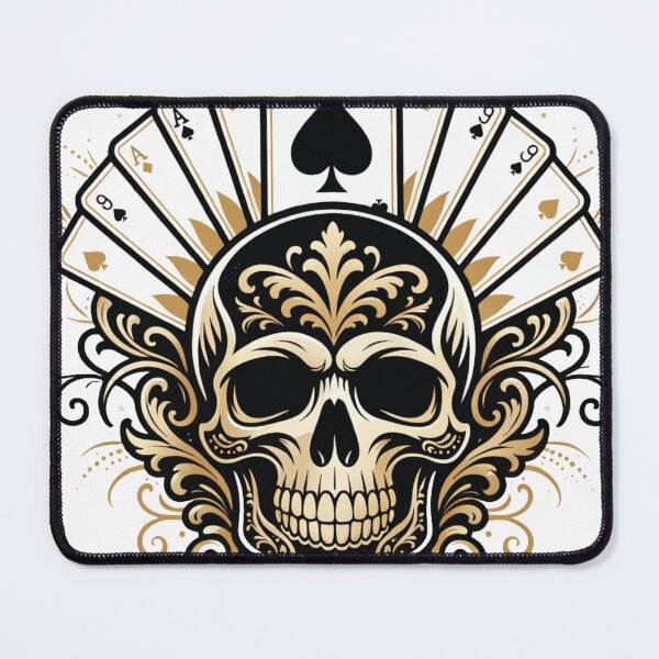 Item preview, Skull Poker Card Fan designed and sold by HiddenLoot.