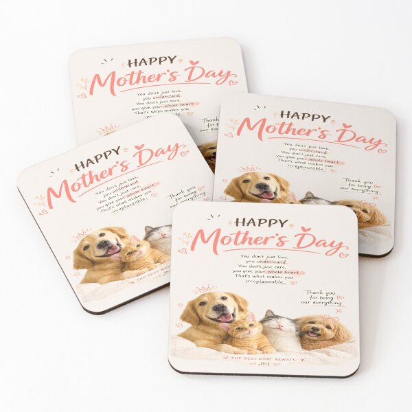 Item preview, Cute Mother’s Day Dog Cat Love Design designed and sold by JM Language Service.
