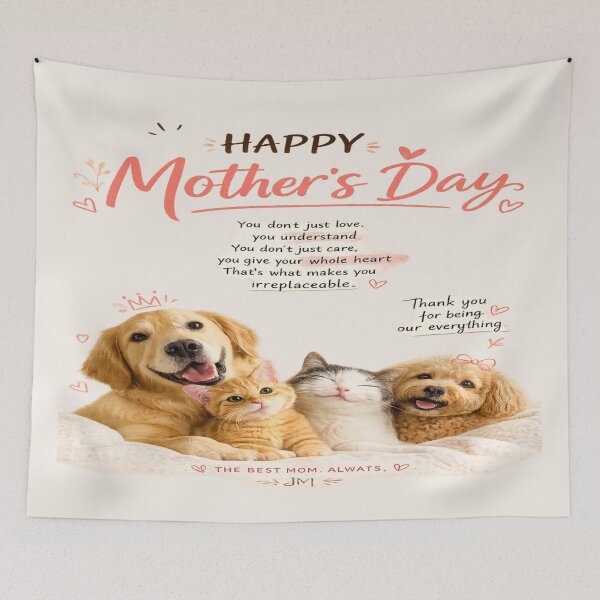 Item preview, Cute Mother’s Day Dog Cat Love Design designed and sold by JM Language Service.