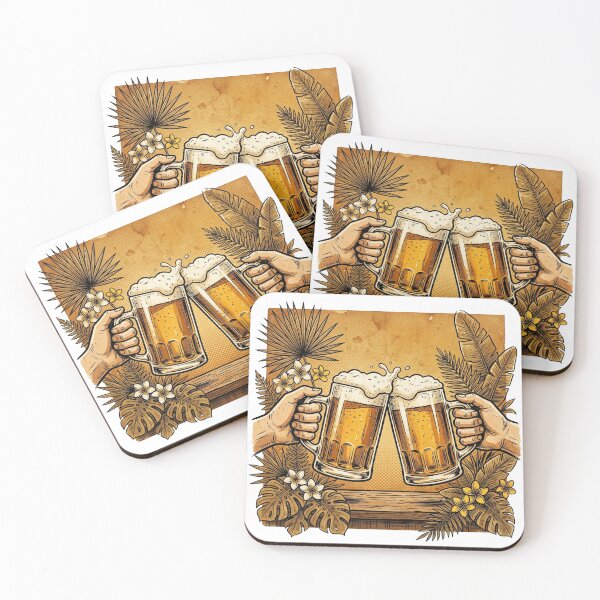 Item preview, Inuman Vintage Filipino Beer Garden Art designed and sold by DuckOddity.