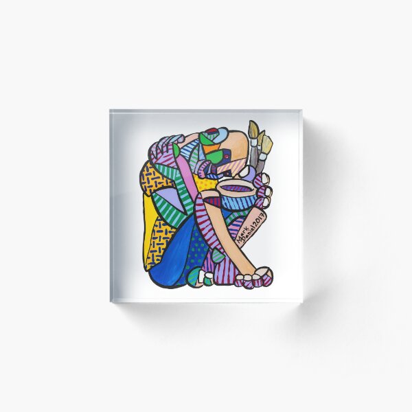 Hungry Acrylic Block