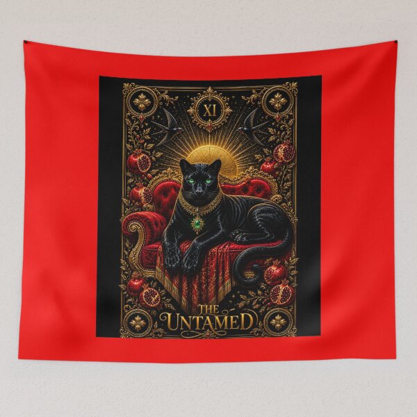 Item preview, The Untamed Panther: Regal Wild Majesty designed and sold by ZunZunArt.