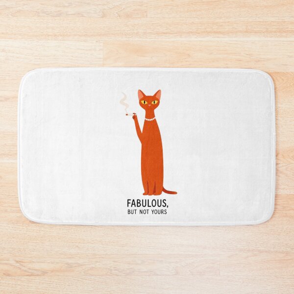 Item preview, Sassy Cat Sticker “Fabulous But Not Yours” Funny Attitude Cat designed and sold by ByLusya.