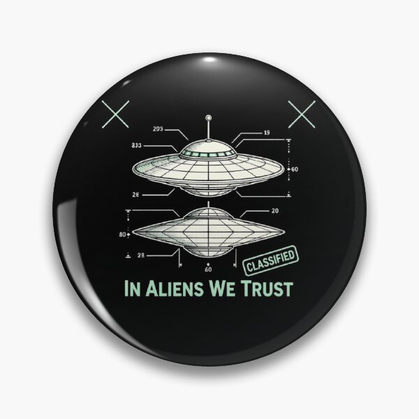 Item preview, RESIDENT ALIEN In Alien We Trust designed and sold by ALL ART .