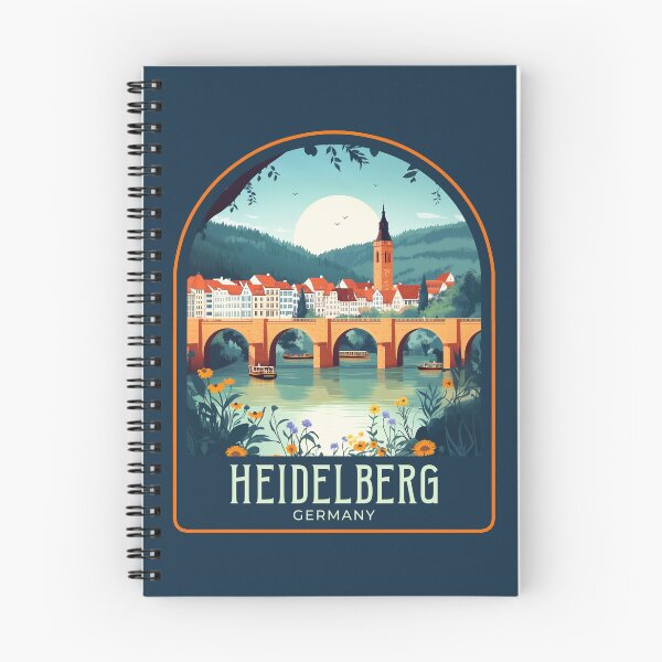 Item preview, Heidelberg Vintage Travel Illustration designed and sold by HomeLivingCo.