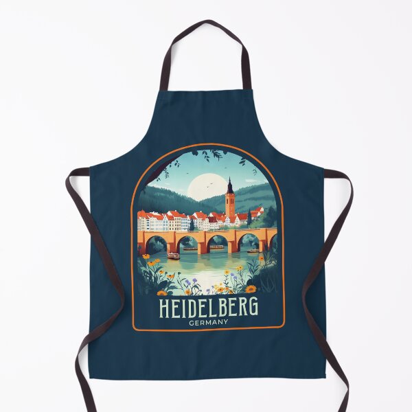 Item preview, Heidelberg Vintage Travel Illustration designed and sold by HomeLivingCo.