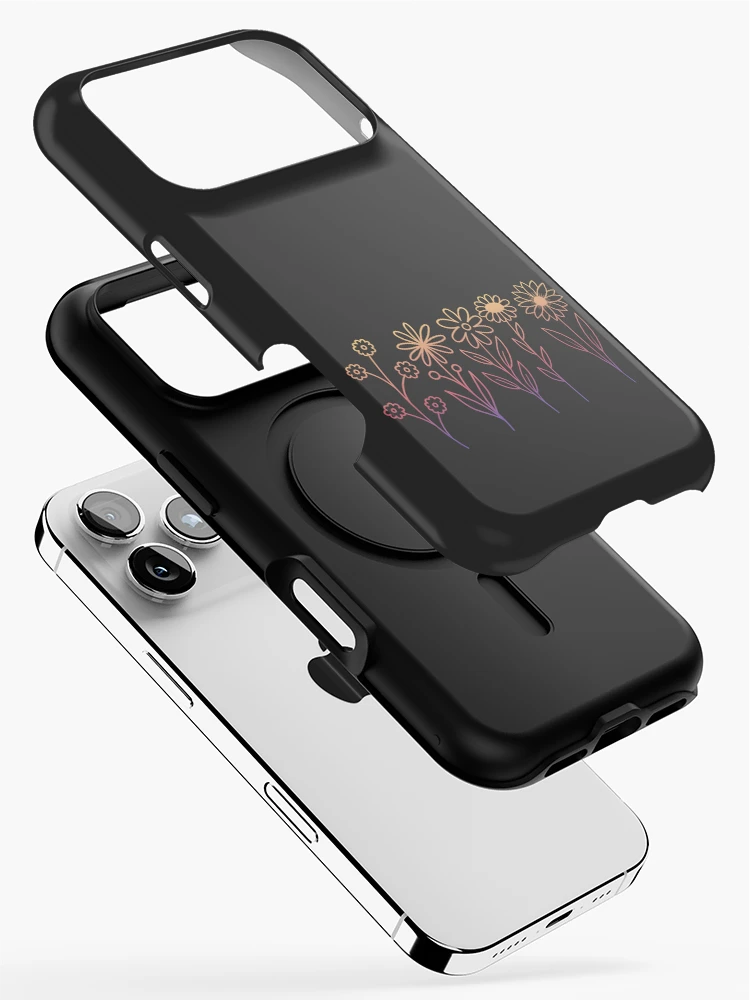 Thumbnail 2 of 4, iPhone Case, Gradient Flowers In Spring designed and sold by MerchEtch.