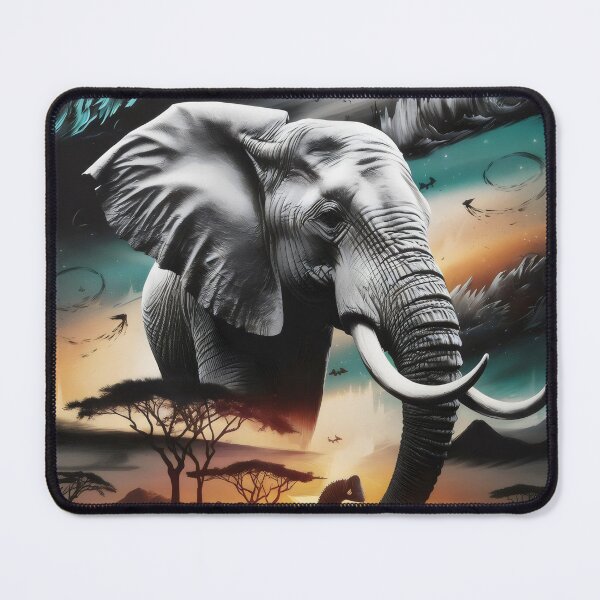 Item preview, A surreal vision of the savannah. designed and sold by MyHappyArtShop.
