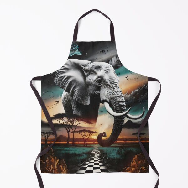 Item preview, A surreal vision of the savannah. designed and sold by MyHappyArtShop.