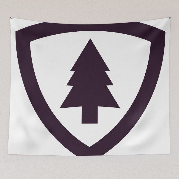 Item preview, Firewatch Tree Shield designed and sold by dredlocked-sage.