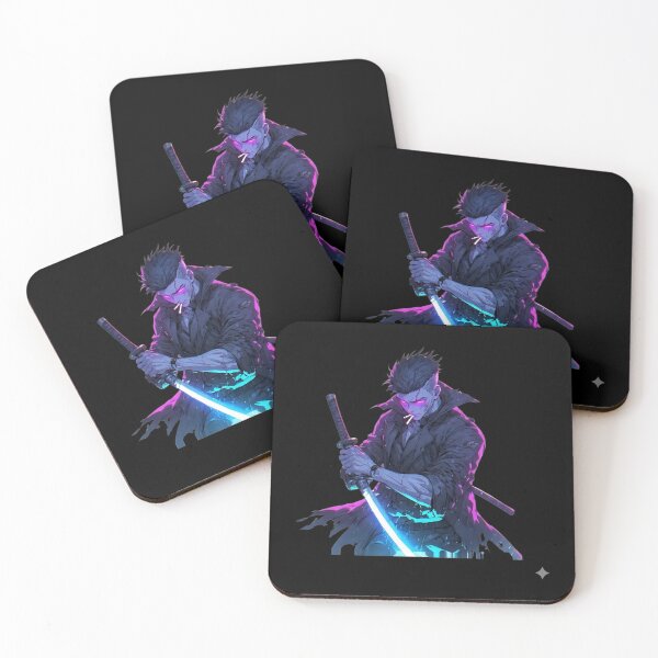 Item preview, Synthwave Samurai Silhouette designed and sold by Radhestore.