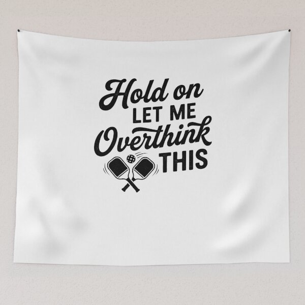 Item preview, Let Me Overthink This Pickleball Player Design designed and sold by snowry.