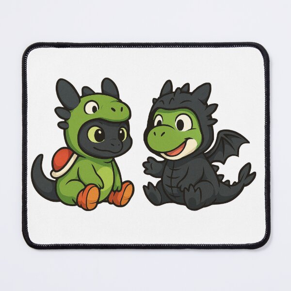 Item preview, Cute dragon outfit swap - Toothless and Yoshi Inspired designed and sold by CinematicM.