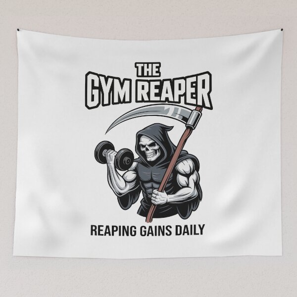 Item preview, The Gym Reaper – Reaping Gains Daily  designed and sold by JPees.