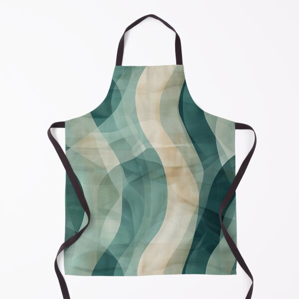 Item preview, Elegant Flowing Abstract Waves Seamless Pattern designed and sold by MegaNovaArt.