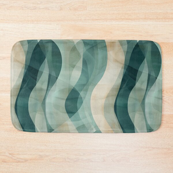 Item preview, Elegant Flowing Abstract Waves Seamless Pattern designed and sold by MegaNovaArt.