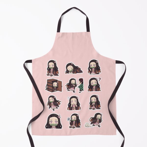 Item preview, Nezuko Kamado Kawaii Chibi Sticker Pack Art designed and sold by Innova_Creations.