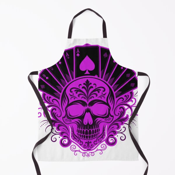 Item preview, Purple Skull Poker Fan designed and sold by HiddenLoot.