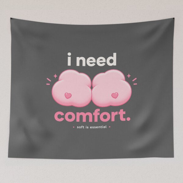 Item preview, Funny Comfort Shirt – Cute Soft Aesthetic Meme Design designed and sold by NAJURE.