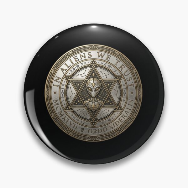 Item preview, RESIDENT ALIEN In Alien We Trust designed and sold by ALL ART .