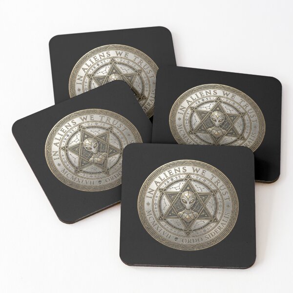 Item preview, RESIDENT ALIEN In Alien We Trust designed and sold by ALL ART .