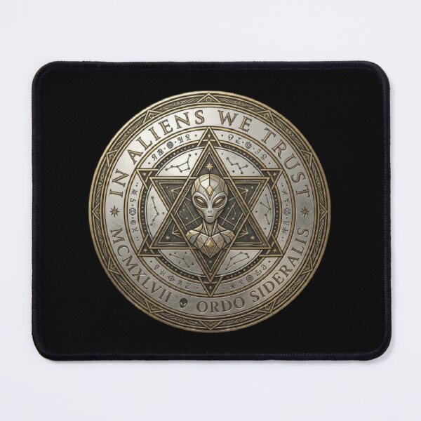 Item preview, RESIDENT ALIEN In Alien We Trust designed and sold by ALL ART .