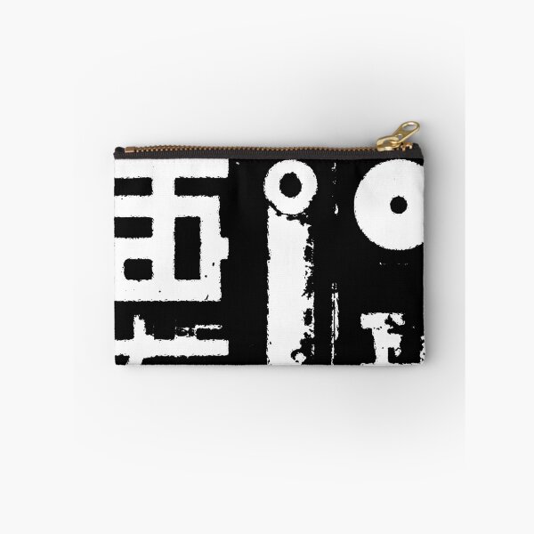 Item preview, Eastern japanese hieroglyph ink lettering text symbolic pattern. stripes and rings 127sm designed and sold by 127sm.